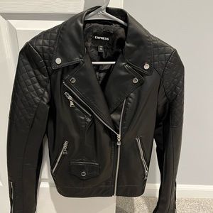 Express faux leather jacket